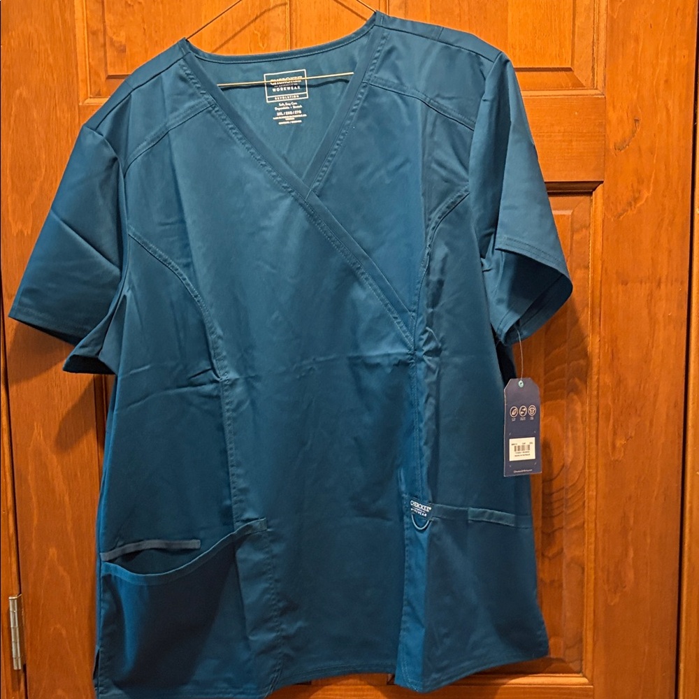 Cherokee Blue Workwear Top